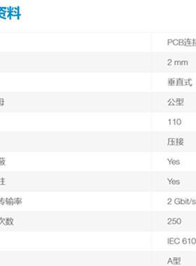 原装现货103968连接器CPCI背板直脚公头110PIN长脚带屏蔽