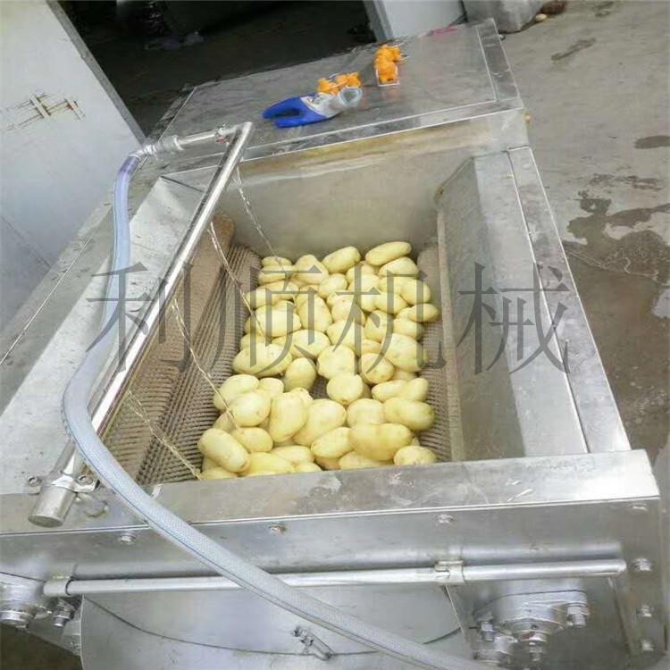 l货毛中辊清洗洗马铃薯现去泥机MGQX800型芋头刷机皮去淤泥机