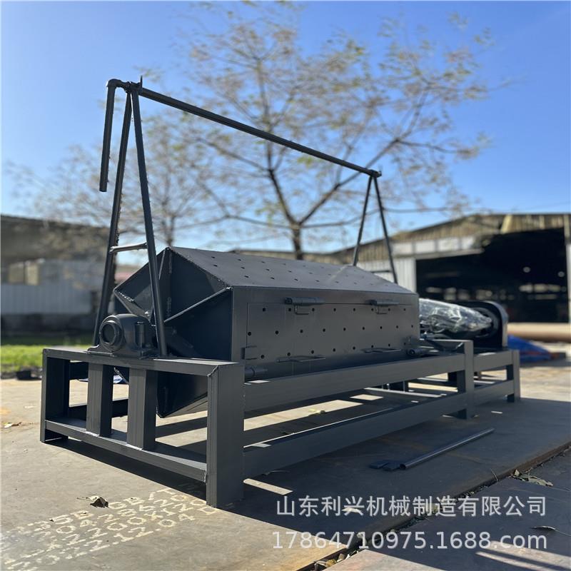 震动研磨机200升金属除锈滚筒式抛光打磨机螺纹钢铁链铁件除锈机