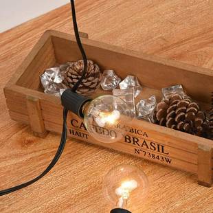 LED户外灯串G40亮化灯夜市氛围灯室外灯具彩色灯泡装 饰灯串露营灯