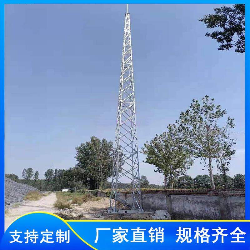 安蒂盐城30米GFL四角避雷塔角钢接闪针安装防雷接地工程施工