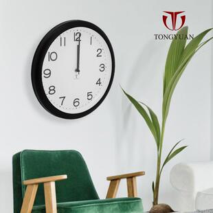 电波钟挂钟客厅家用时尚挂墙轻奢简约静音时钟表量大从优