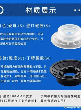 ZP3E-T32/40/50/63/80/100/125UMJB10/30/50机械手真空吸盘带缓冲