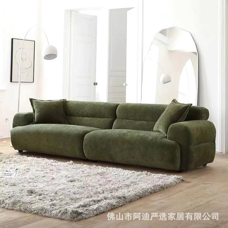 屋里屋器Valley山谷家具法式复古沙发雪尼尔直排设计师布艺沙发