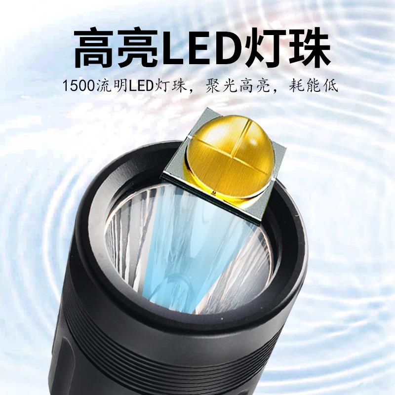 强光潜水手电筒分体式户外赶海水下大功率超亮远射ipx8防水专用