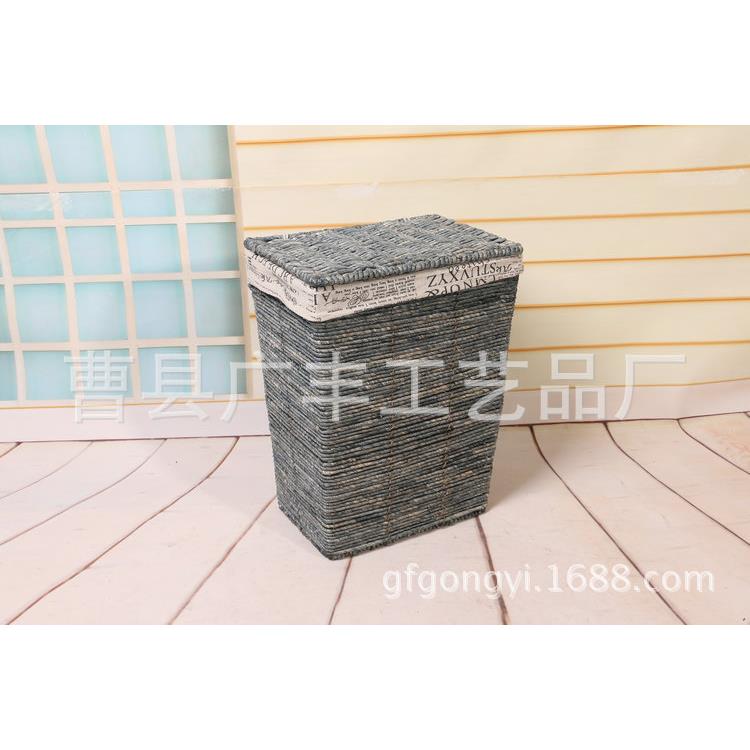 方形脏衣篓带盖收纳筐洗衣脏衣篓