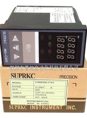 SUPRKC温度表直销商C400FK06-V*EN温控器REX-C400温度控制器