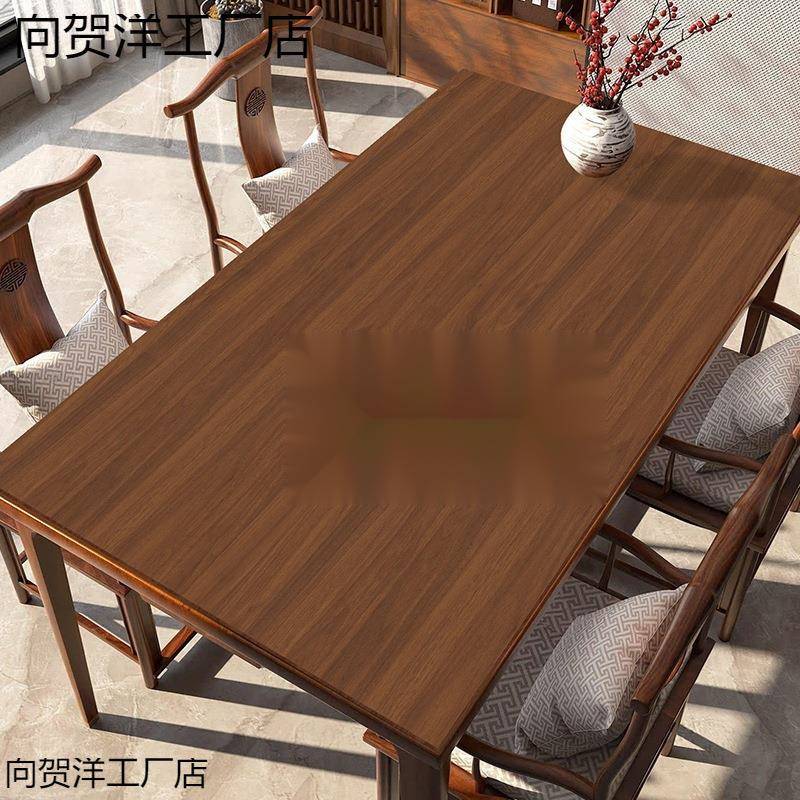 胡桃木纹仿木纹桌垫防水防油桌布免洗实木原木色餐桌垫桌面保护垫