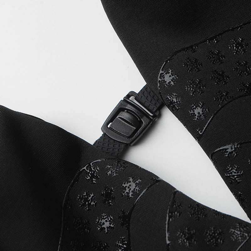 冬天骑行手套男款户外运动防寒防风保暖全指开车可触屏内加绒粘扣