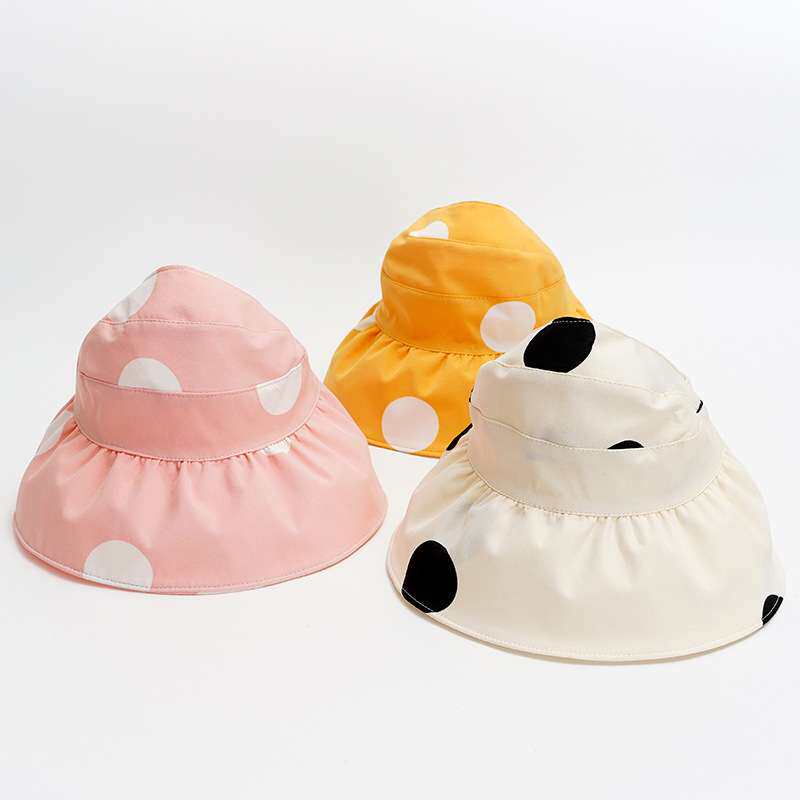 儿童帽子空顶遮阳帽夏季女童宝宝防晒帽防紫外线薄款太阳帽大帽檐
