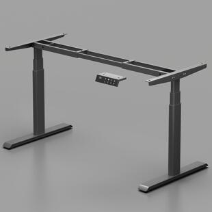 巧思百居智能电动升降桌腿双电机双横梁办公桌电脑桌学习升降桌架