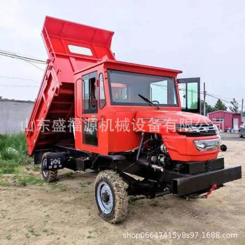 8t山林拉毛竹四轮运输车农用拉货自卸四驱车开山拉石头四不像车