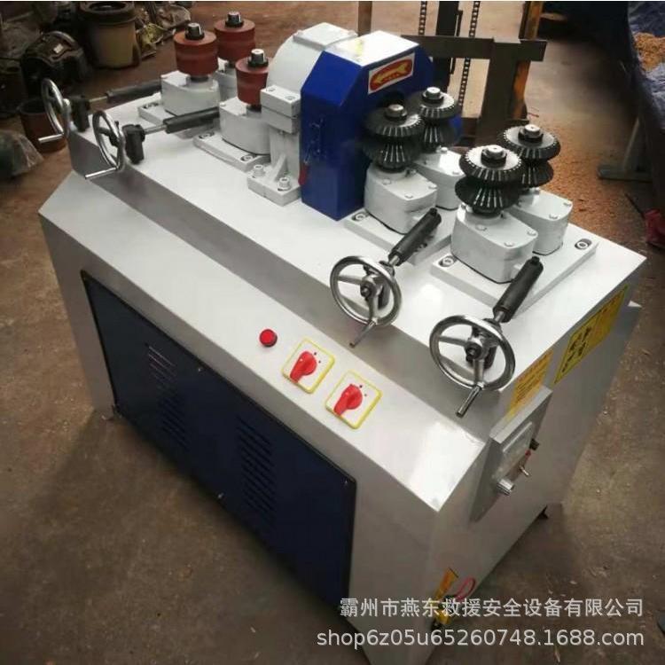 多用途防汛木桩削尖机木头小型圆木棍机自动进料手推式削桩器