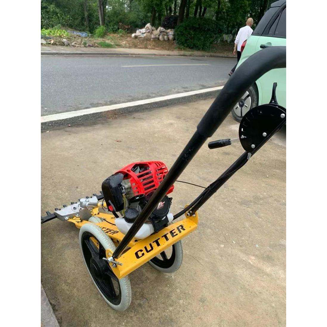 手推式汽油修剪机汽油机割草机除草机小型手推多功能修剪草坪机器