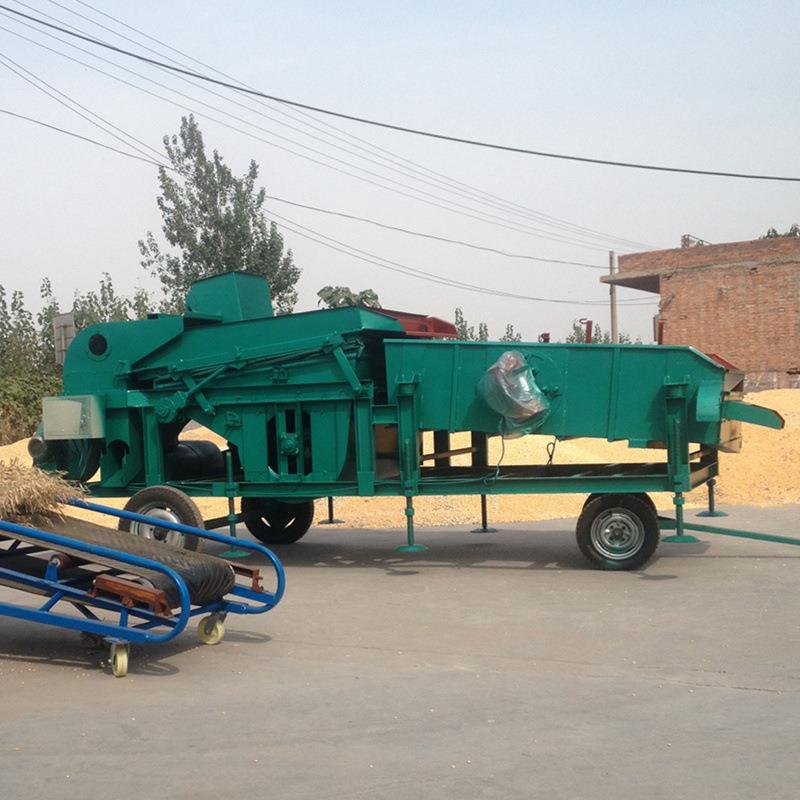 玉米比重筛自动清理赤霉病粒秸秆风机除尘16-25吨/h振动分离