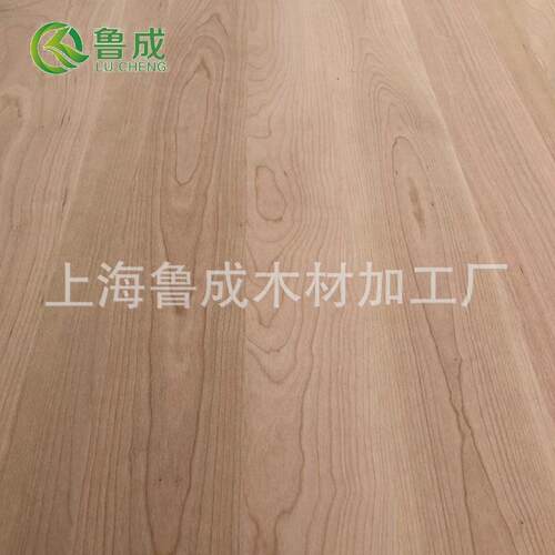 大量销售北美红樱桃硬木直拼板北美红樱桃实木板樱桃木直拼板