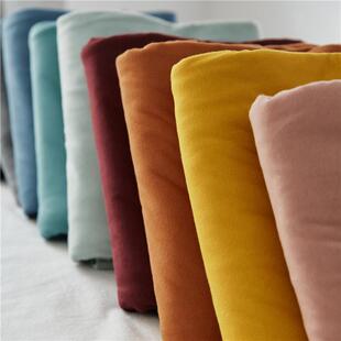 日式裸睡单件纯棉被套纯色针织棉双人被罩全棉天竺棉床上单人被单