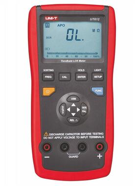 优利德手持式LCR数字电桥表UT611/UT612高精度电感电容电阻表