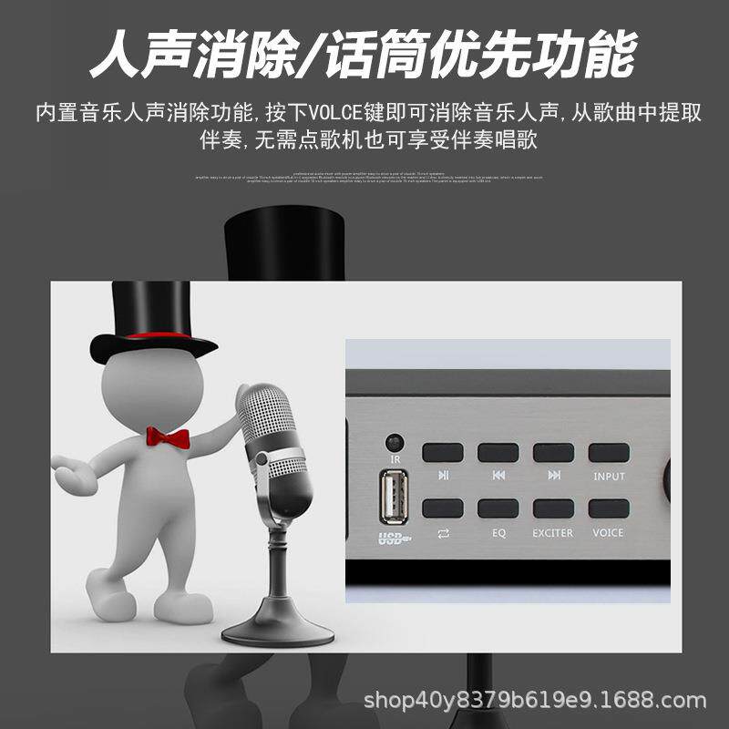 进口高端前级效果器专业K歌KTV家用混响人声激励均衡前置调音伴奏