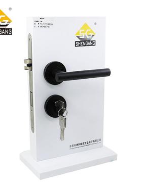 锌合金门锁SG-L-S-F0904把手门锁万科室内门门锁房门锁太空铝门锁