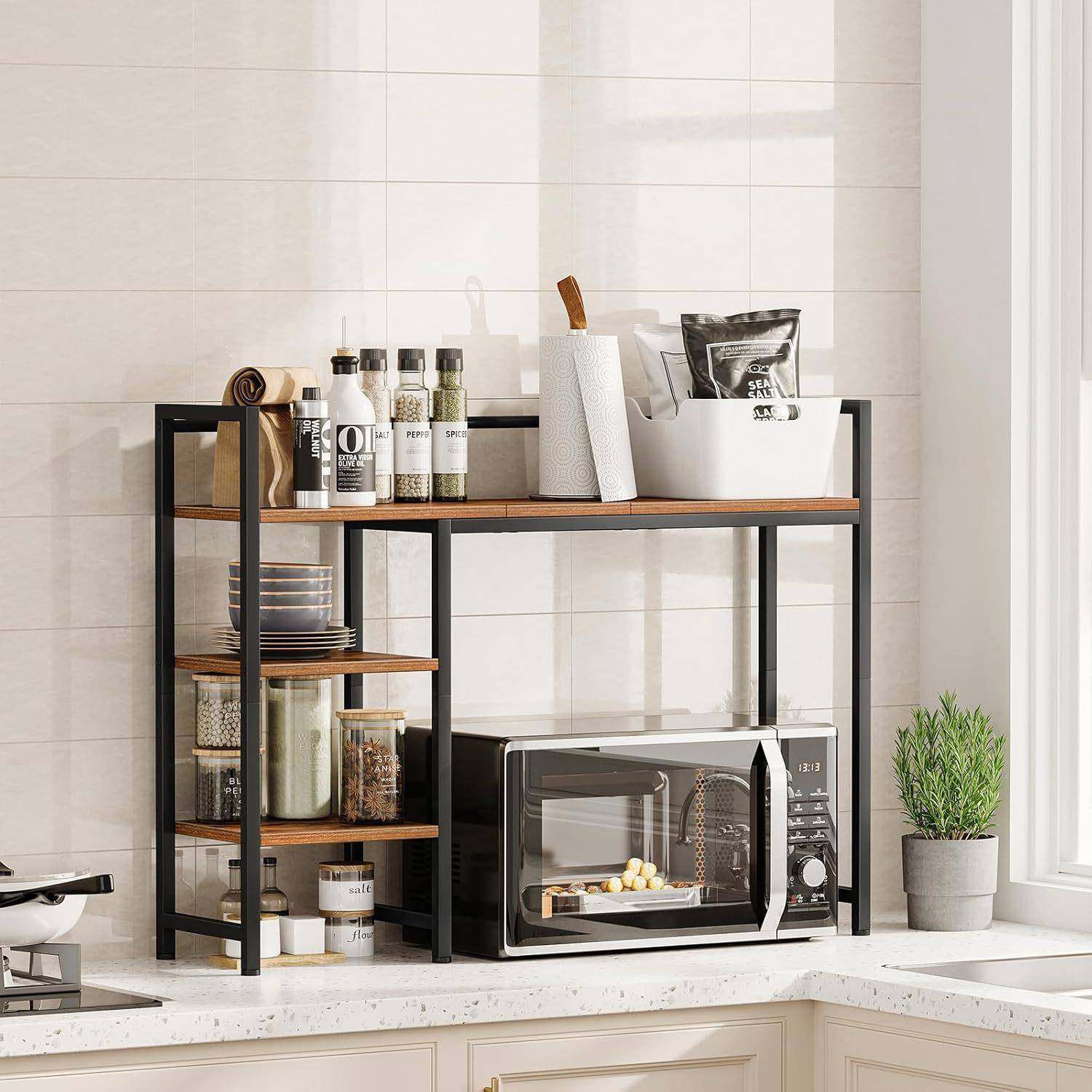 桌面收纳架,电脑显示器桌面展示架4层木质桌面书架储物架办公桌架,收纳整理,书桌收纳置物架,淘宝优惠券,粉丝福利购,淘宝优惠卷