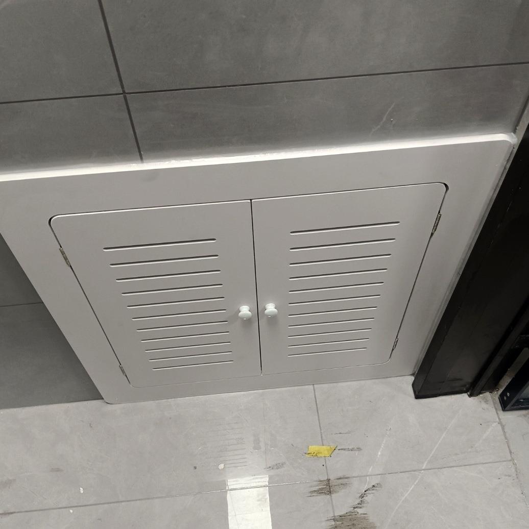 定制地暖分水器遮挡罩贴墙洞口遮挡盖板暖气装饰弱电箱地暖遮挡