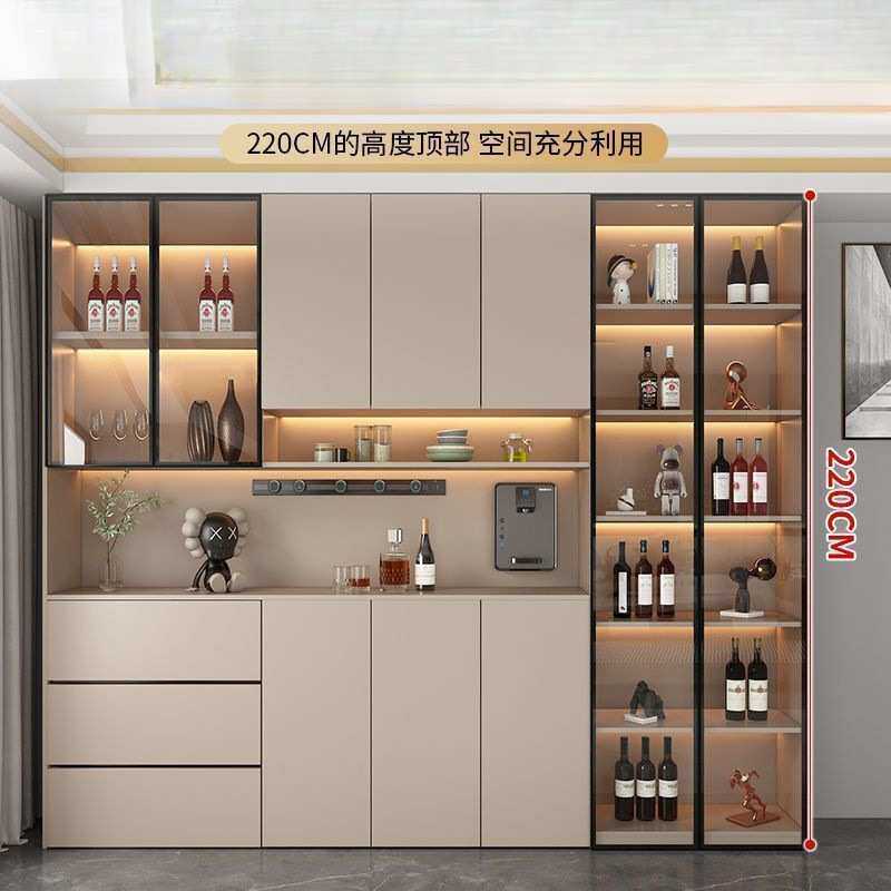 实木餐边柜靠墙一体高柜客厅收纳储物柜子茶水柜酒柜超薄鞋柜窄柜