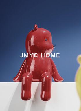 卡可爱客厅电无品牌/视柜儿童房约间头柜坐姿简样板房床间摆件软