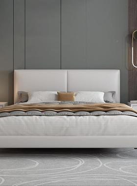 床意式极简.轻奢小户VMN型主卧皮艺床15米1.皮8米双木人软包实婚