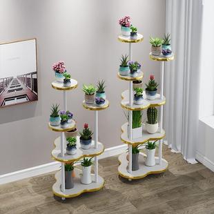 花架子IAH室内多厅实地木花架阳台多肉绿萝层客落式 花台花盆