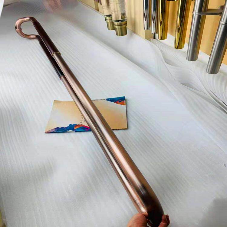 仿古铜大门拉手中式大把手无框有框门门玻璃门钢木双弯拉手