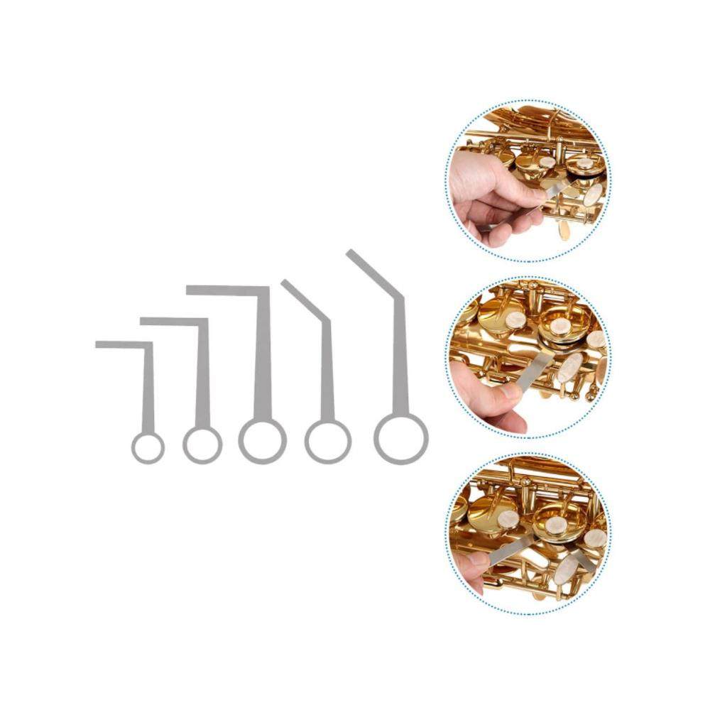 萨克斯音孔皮垫密闭性调整工具专业标准5种尺寸套装维修工具