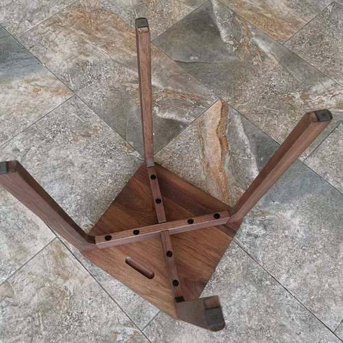 北美黑胡桃实木凳餐桌凳子可叠放纯实木拼板木蜡油加固榫头