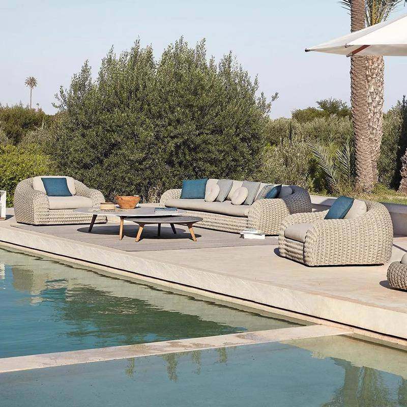 户外藤编沙发组合酒店样板房客厅露天室外民宿别墅庭院休闲家具,住宅家具,户外沙发,淘宝优惠券,粉丝福利购,淘宝优惠卷