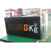 LED电子看板重量计数看板重力感应led工业称重屏PLC信号对接屏