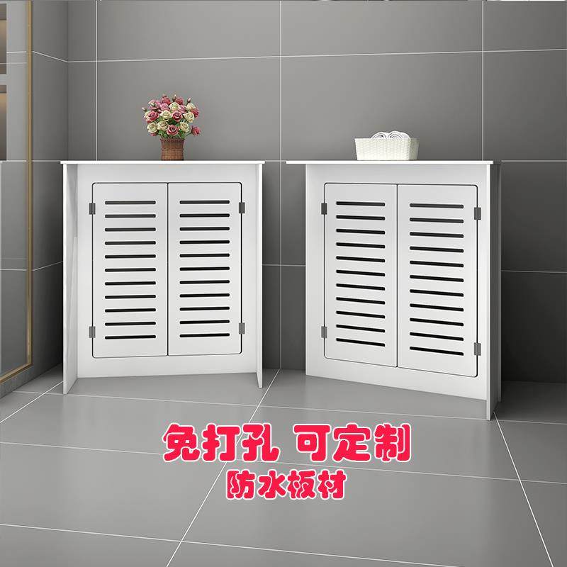 定地暖分水器遮挡罩贴墙洞口遮挡盖板暖气装饰柜弱电箱地暖遮挡门