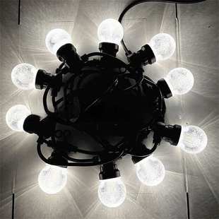 LEDG50气泡灯球串灯串水晶球气泡球户外庭院星空多彩装饰灯