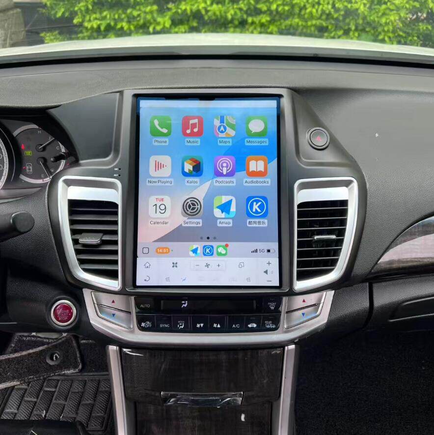 12.1寸适用本田9代雅阁安卓导航一体机高通八核4+64G内置Carplay
