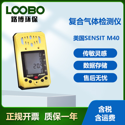 美国SENSIT M40复合气体检测仪液晶显示实时读数高精度气体检测仪