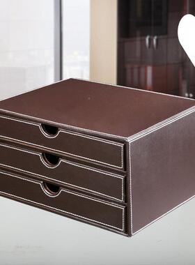 8EwJ4yFm1NW层8F商务办资公收纳盒三抽屉式AB4文件收纳料盒合同资