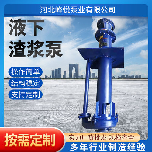 65QV-SP液下渣浆泵可加长排污