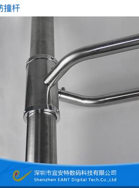 EC-FZ01超市防盗门防防撞保栏护商场EAS感应场报警器门禁底座撞杆