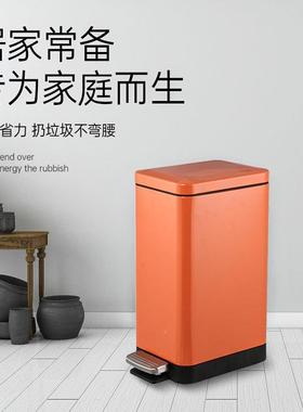 卫双桶层不锈钢垃圾10升客厅生间办公16615升脚室踏式纸篓收纳静