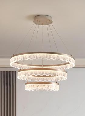 计客厅吊灯意式极简2024新款端轻奢大高气现代简约厅设别92010墅