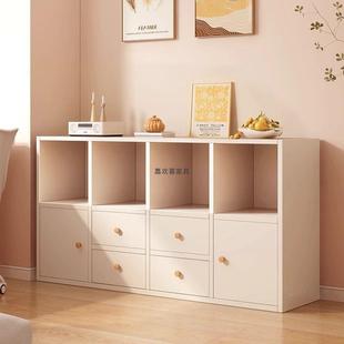 书架落地置室物架简易家卧用纳FTM矮柜多层储物柜书柜阅读架靠墙