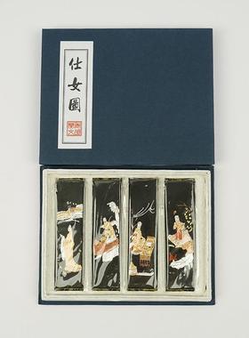 胡开五文徽墨墨老条彩RIW墨油烟墨研磨墨块墨锭墨条一两盒装书画