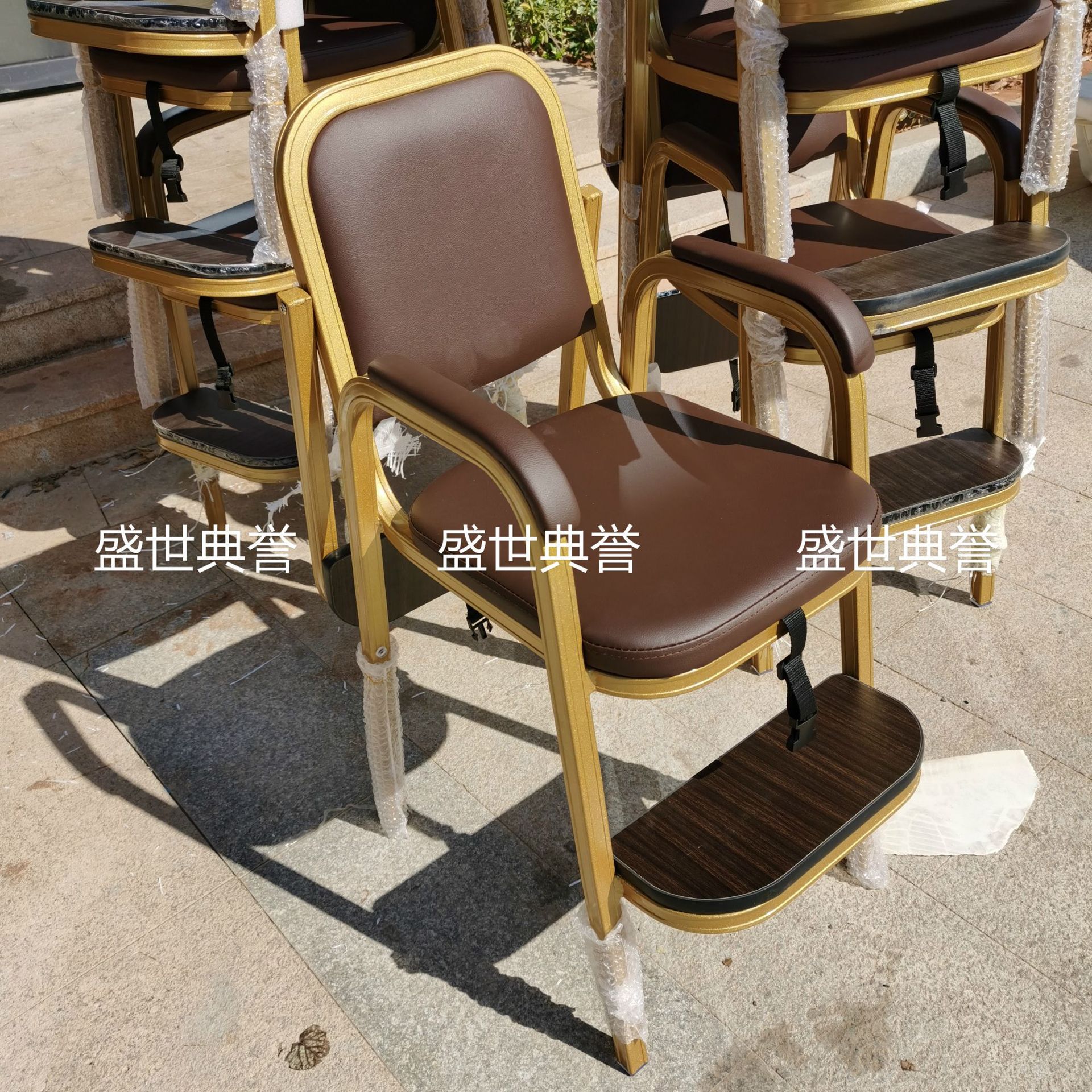 嘉兴宴会酒店铝合金宝宝椅海鲜餐厅包厢宝宝餐椅酒楼饭店儿童椅子
