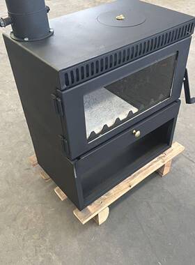 205燃木壁真火炉木柴取村暖民宿客厅家用QLN2取暖炉农柴火