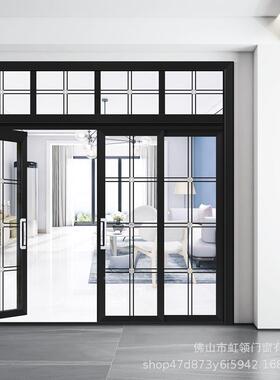 厨房台平推拉一体折叠门PT无轨道开铝阳镁合金厂双pd工PTG全国发