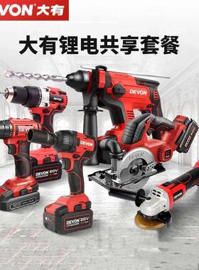 大有5401充电电锤刷20V电RNS锂钻多功能冲击大功率无电动工具
